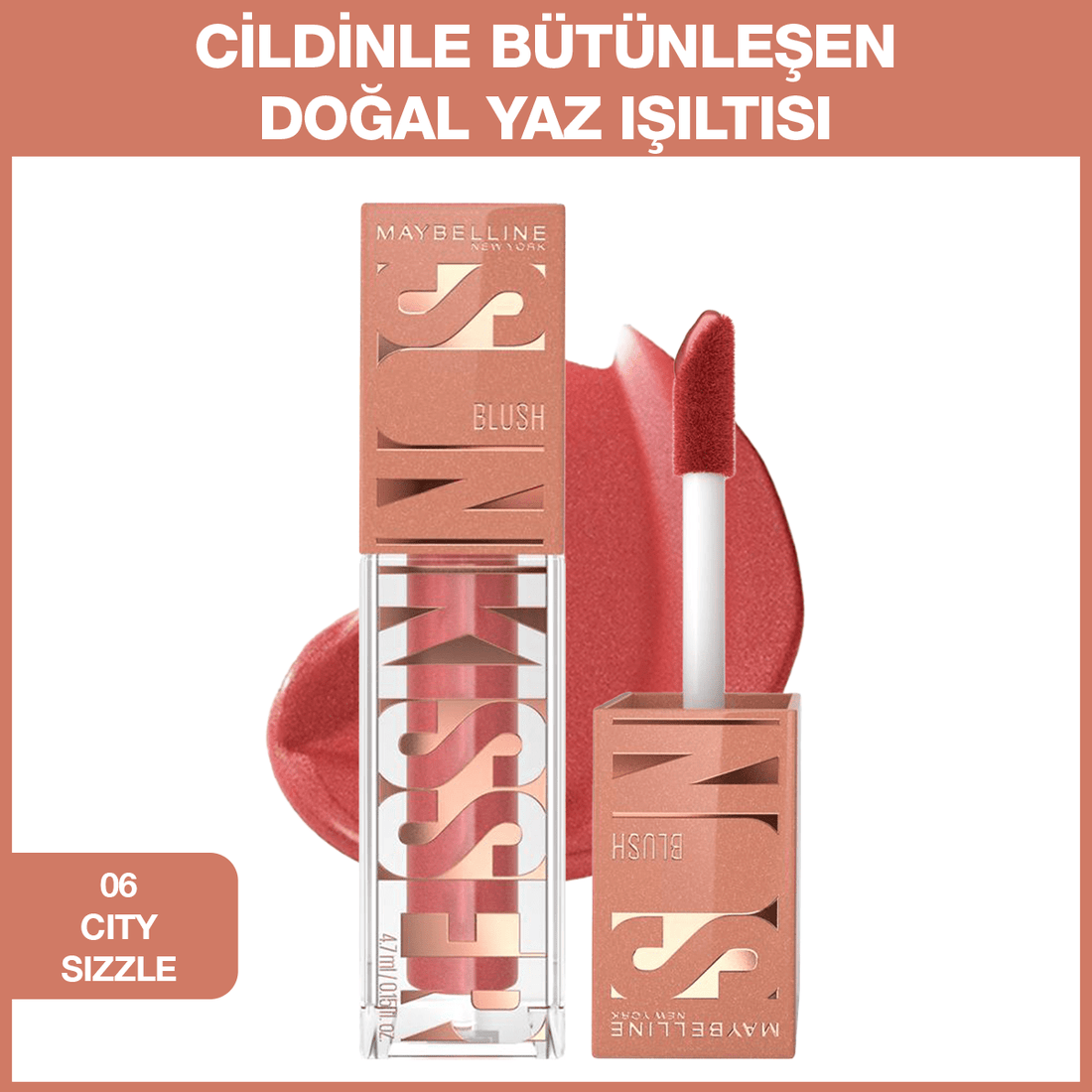Maybelline New York Sunkisser Likit Allık - 06 City Sizzle - Melori