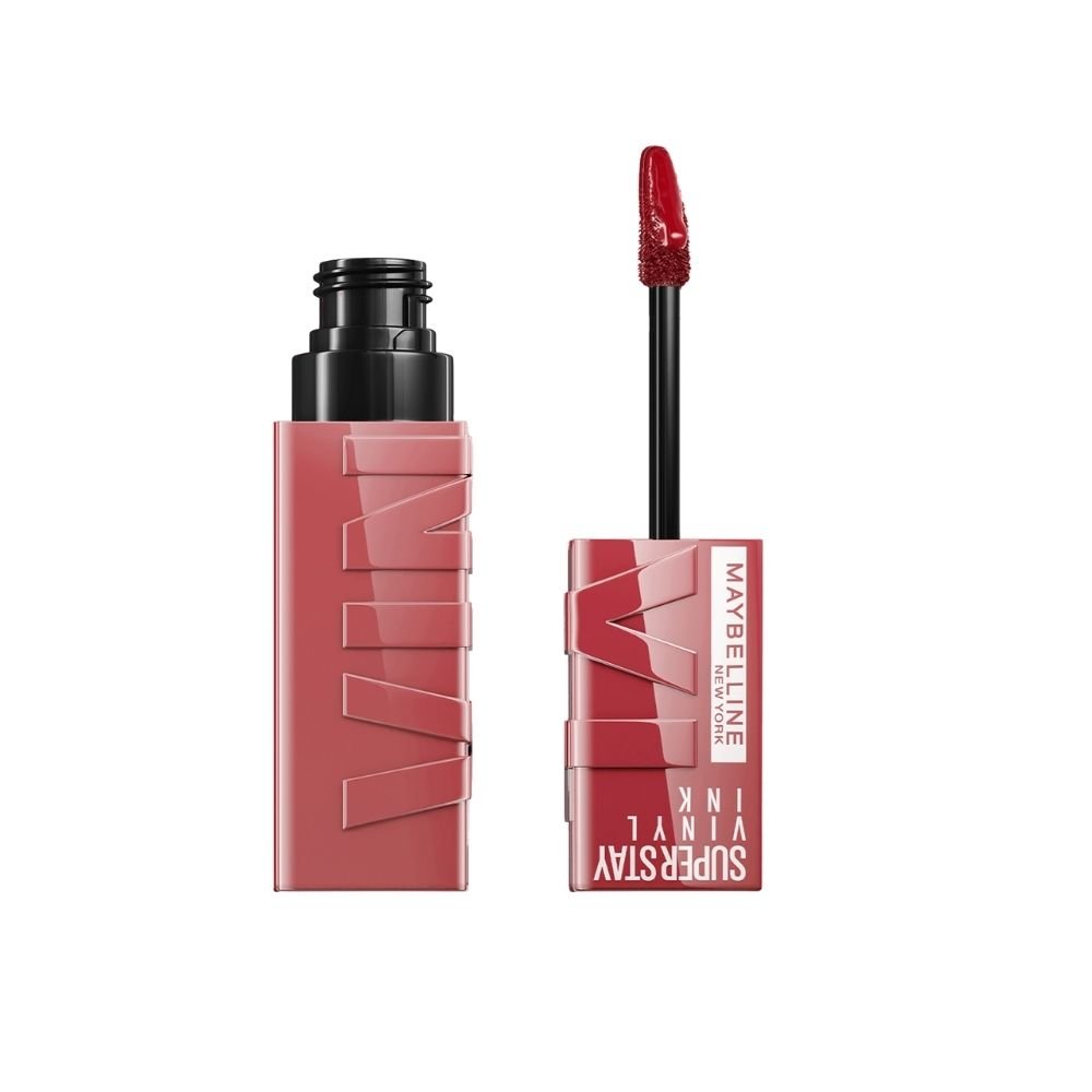 Maybelline New York Super Stay Vinyl Ink Uzun Süre Kalıcı Likit Parlak Ruj 10 Lippy - Melori