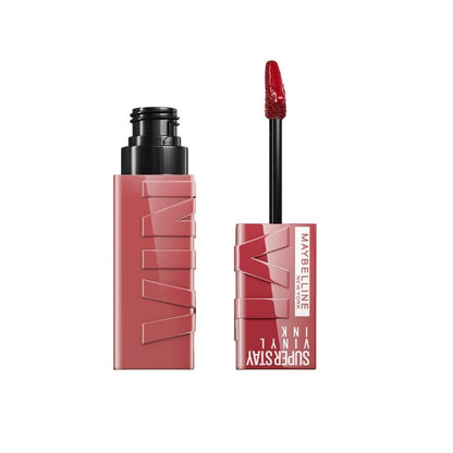 Maybelline New York Super Stay Vinyl Ink Uzun Süre Kalıcı Likit Parlak Ruj 10 Lippy - Melori