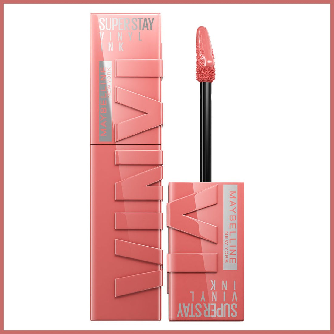 Maybelline New York Super Stay Vinyl Ink Uzun Süre Kalıcı Likit Parlak Ruj 100 Charmed - Melori