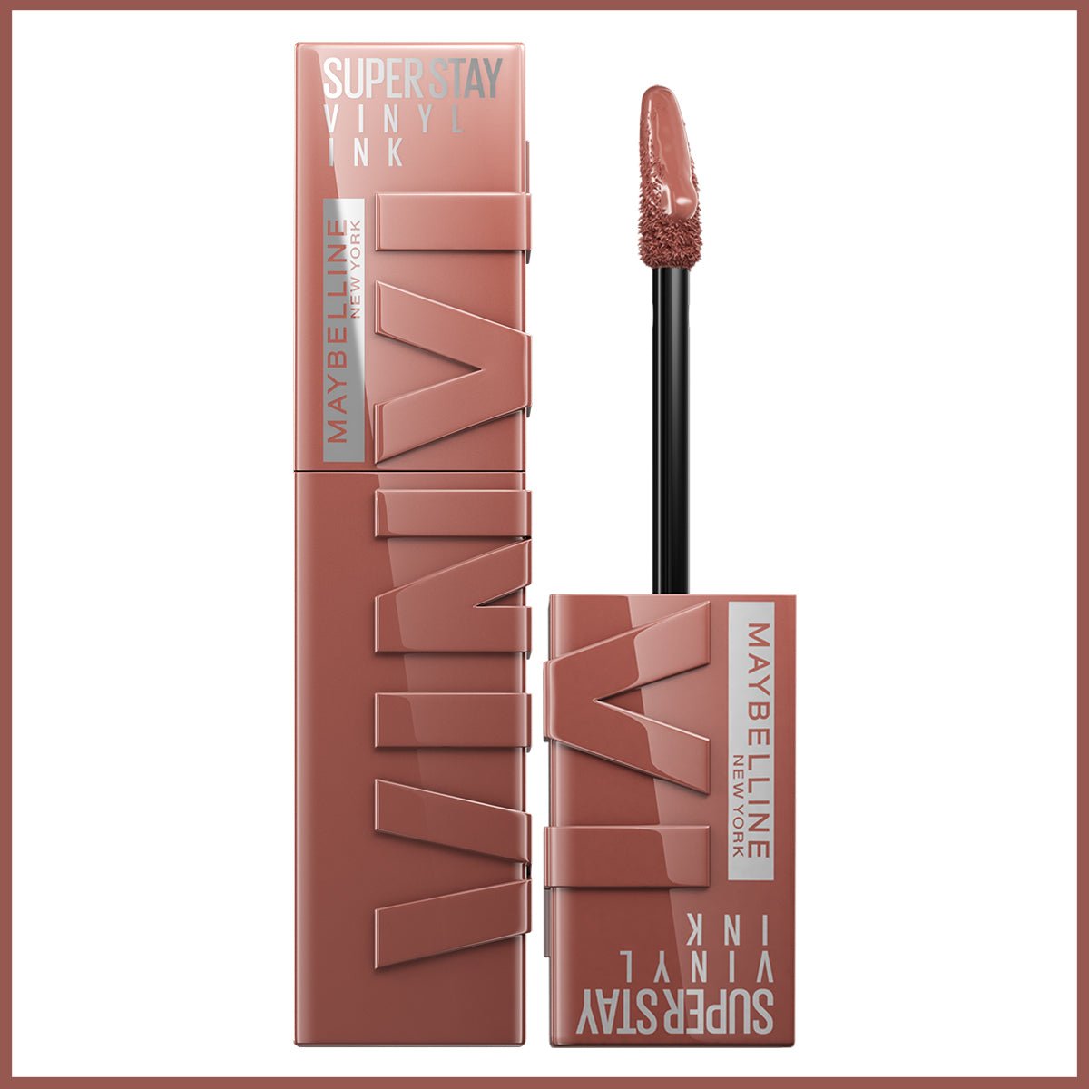 Maybelline New York Super Stay Vinyl Ink Uzun Süre Kalıcı Likit Parlak Ruj 120 Punchy - Melori