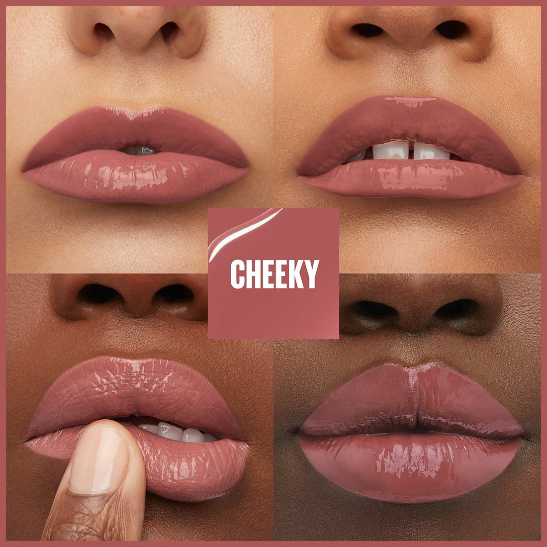 Maybelline New York Super Stay Vinyl Ink Uzun Süre Kalıcı Likit Parlak Ruj 35 Cheeky - Melori