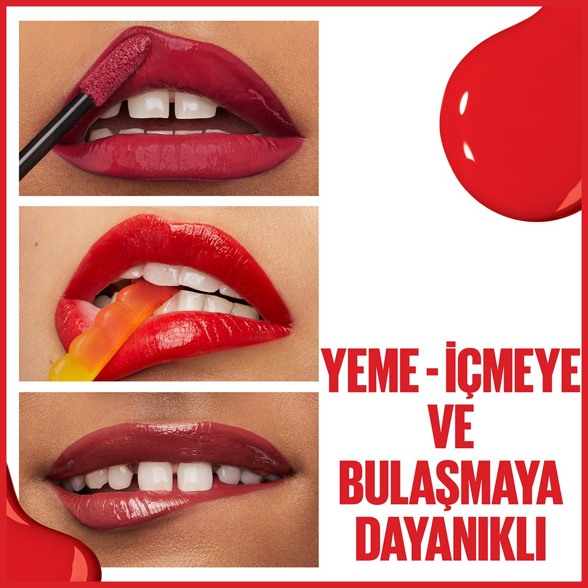 Maybelline New York Super Stay Vinyl Ink Uzun Süre Kalıcı Likit Parlak Ruj 50 Wicked - Melori