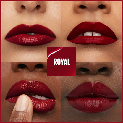 Maybelline New York Super Stay Vinyl Ink Uzun Süre Kalıcı Likit Parlak Ruj 55 Royal - Melori