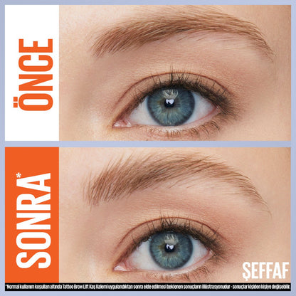 Maybelline New York Tattoo Brow Lift Kaş Kalemi - 00 Clear (Şeffaf) - Melori