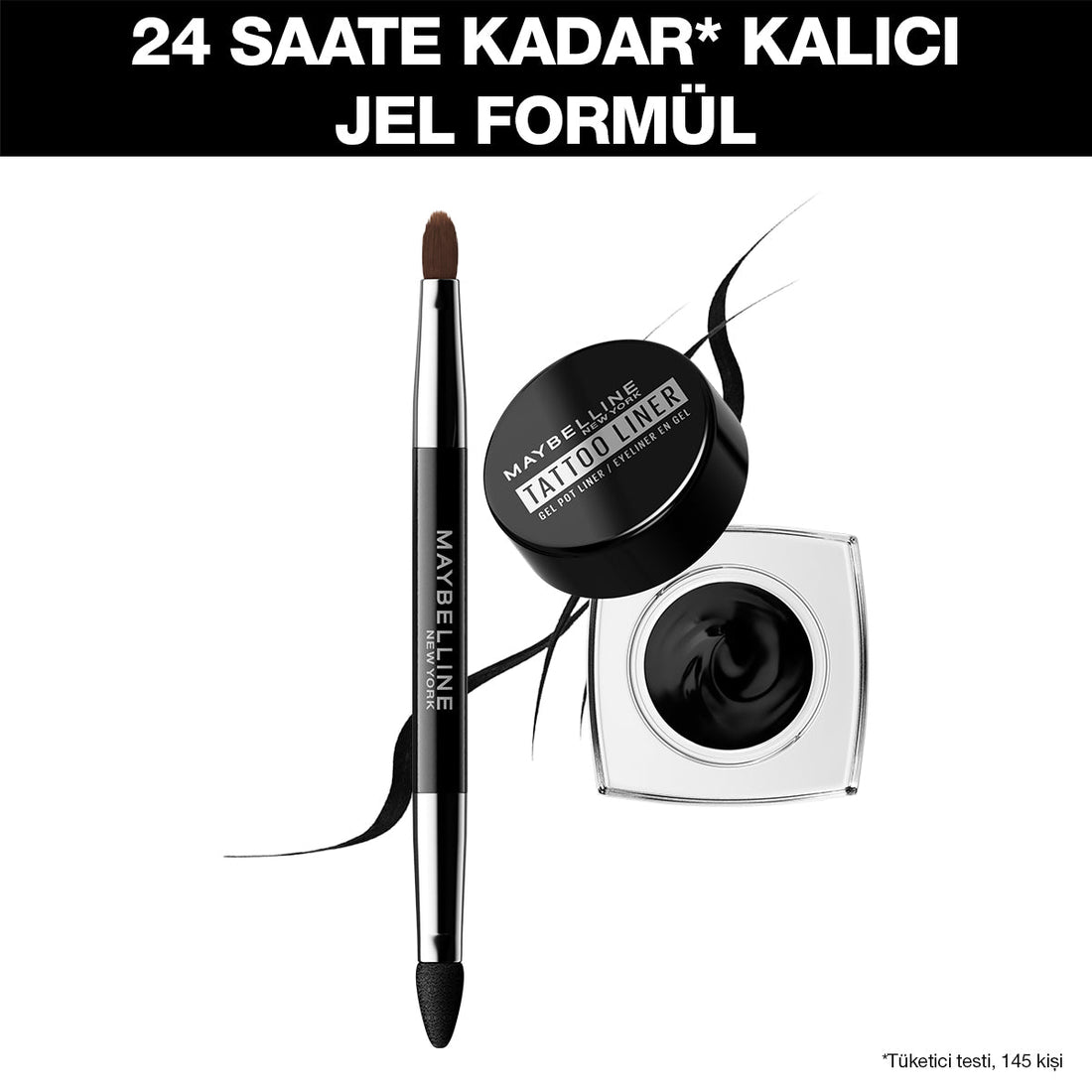 Maybelline New York Tattoo Liner Gel Pot Eyeliner - Siyah - Melori