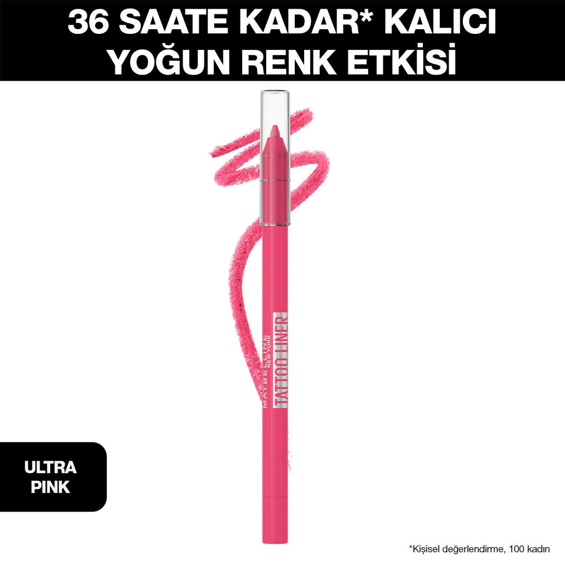Maybelline New York Tattoo Liner Jel Göz Kalemi - Ultra Pink - Melori