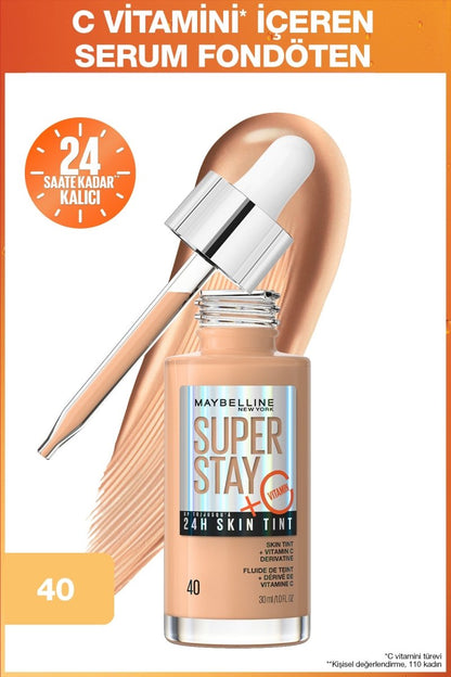Maybelline Super Stay Skin Tint Fondöten - 40 - Melori