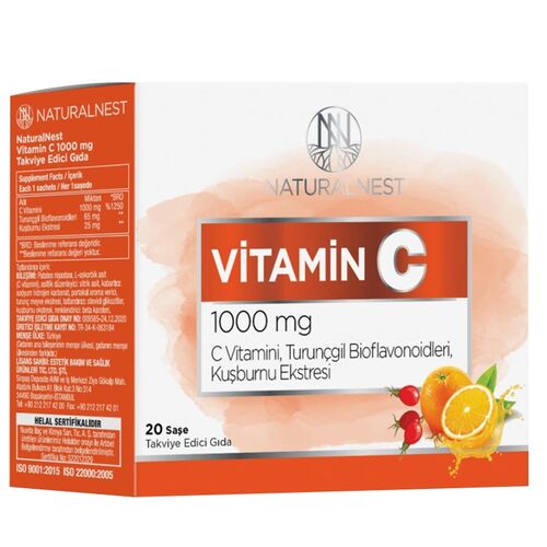 Naturalnest Vitamin C 1000 mg 20 Saşe - Melori