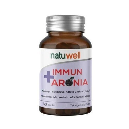 Natuwell Immun+Aronia Bitkisel Takviye Edici Gıda 60 Tablet - Melori