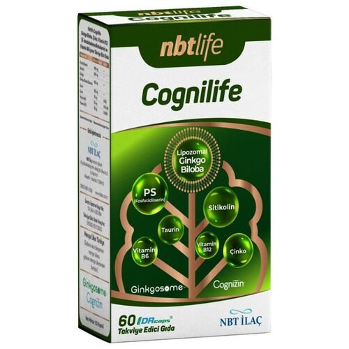 NBT Life Cognilife Takviye Edici Gıda 60 Kapsül - Melori