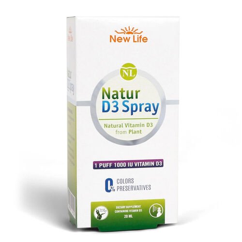 New Life Natur D3 Takviye Edici Gıda 20ml - Melori