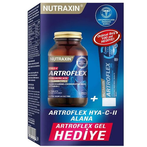 Nutraxin Artroflex HYA - C - II 90Tablet + Extra Gel HEDİYE - Melori