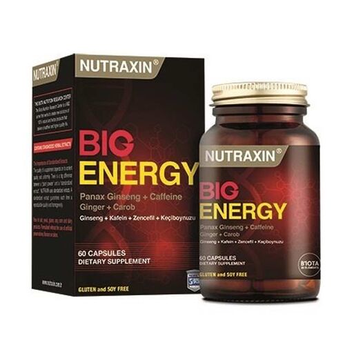 Nutraxin Big Energy Takviye Edici Gıda 60 Tablet - Melori