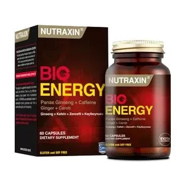 Nutraxin Big Energy Takviye Edici Gıda 60 Tablet - Melori