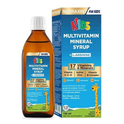 Nutraxin Kids Multivitamin Mineral Şurup 150 ml - Melori