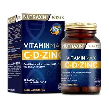 Nutraxin Vitamin Max C.D Çinko 60 Tablet - Melori