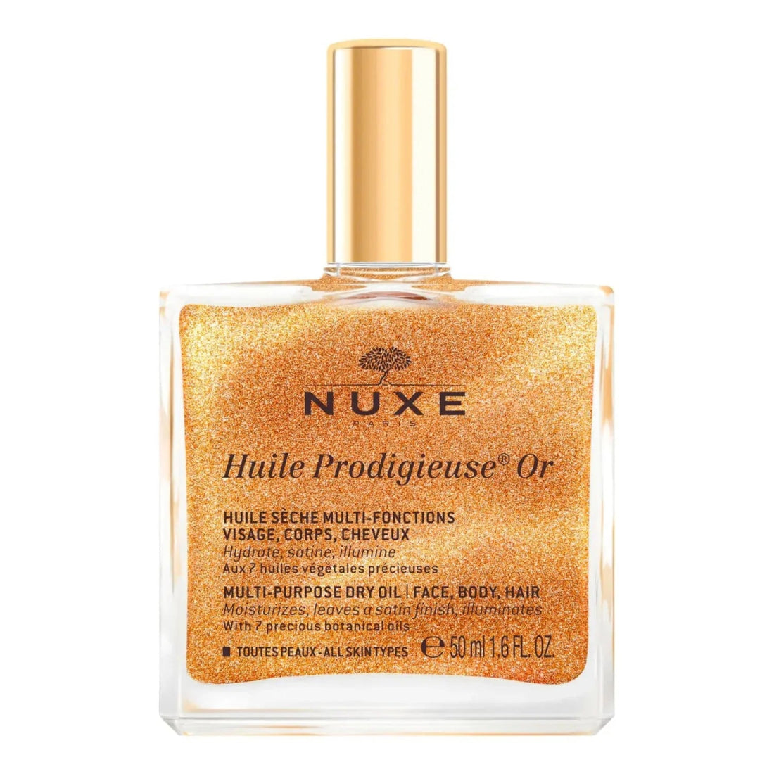 Nuxe Huile Prodigieuse Or Dry Oil Altın Parıltılı Çok Amaçlı Kuru Yağ 50 ml - Melori