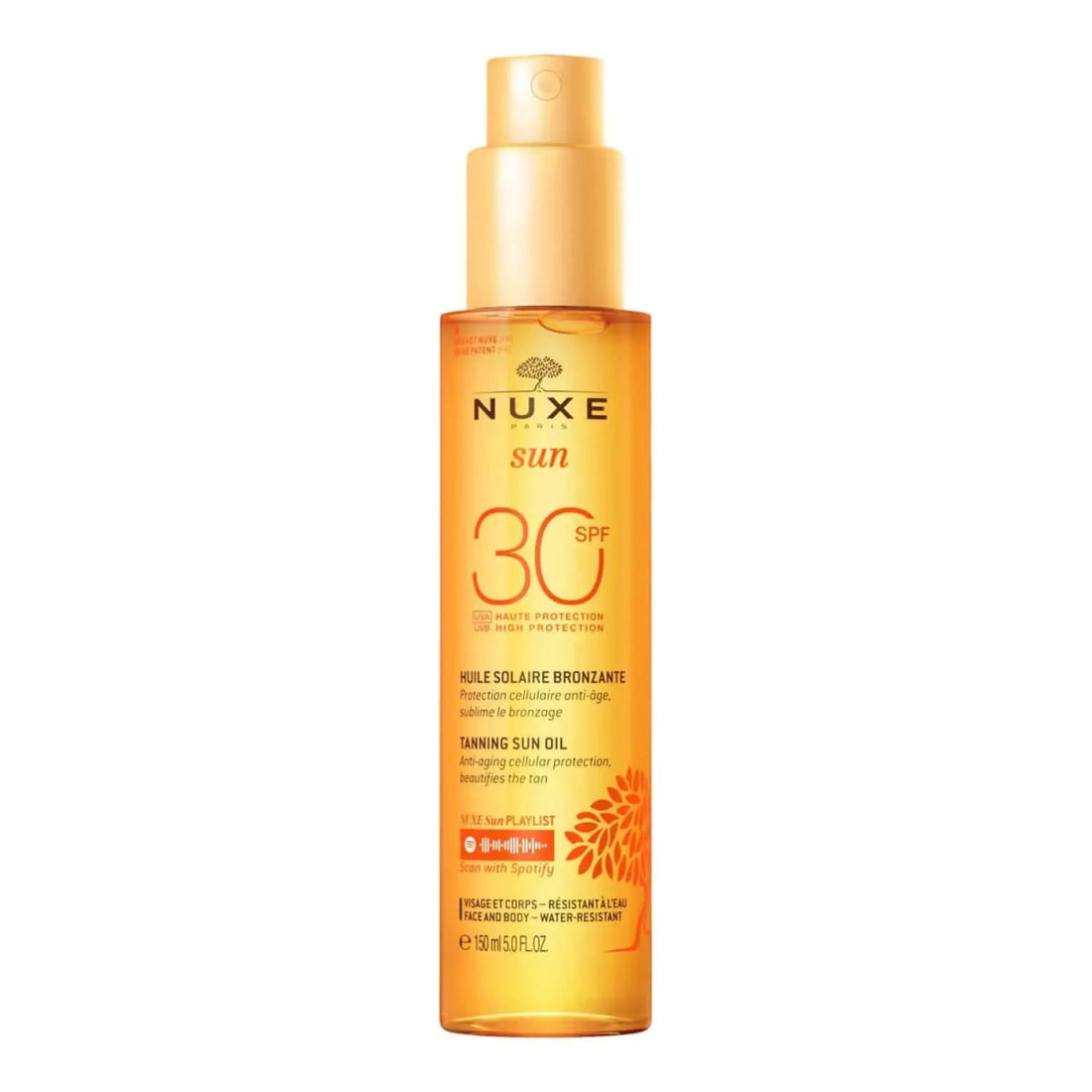 Nuxe Sun Huile Bronzante Haute Protection Spf30 150 ml - Melori