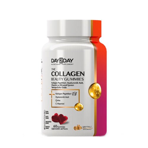 Orzax Day2Day The Collagen Beauty Gummies 60 Gummies Çiğnenebilir Tablet - Melori