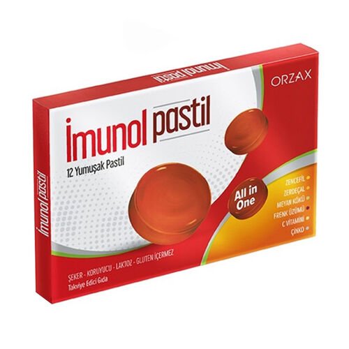 Orzax İmunol 12 Yumuşak Pastil - Melori
