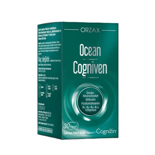 Orzax Ocean Cogniven İçeren Takviye Edici Gıda 30 Kapsül - Melori