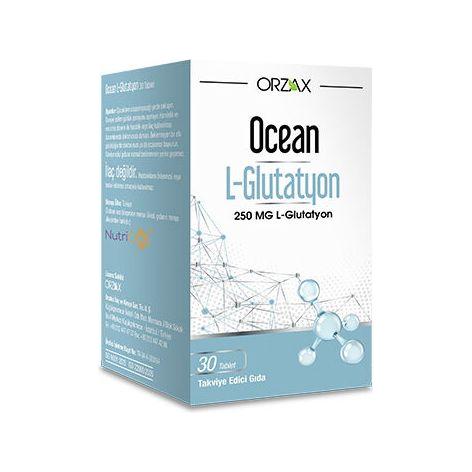 Orzax Ocean L - Glutathione 250 mg 30 Tablet Takviye Edici Gıda - Melori