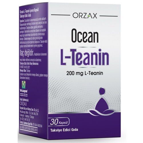 Orzax Ocean L - Teanin Takviye Edici Gıda 30 Kapsül - Melori