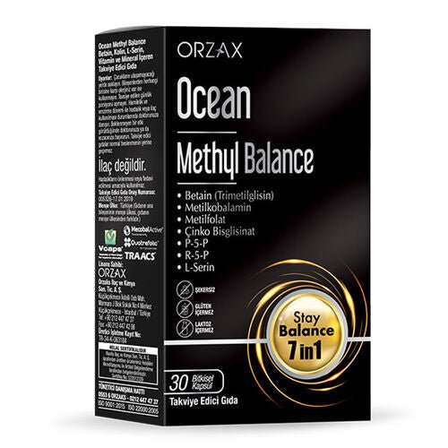 Orzax Ocean Methyl Balance Takviye Edici Gıda 30 Kapsül - Melori