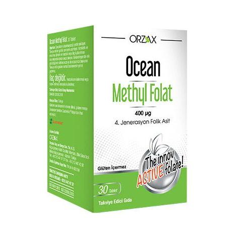 Orzax Ocean Methyl Folat 30 Tablet - Melori