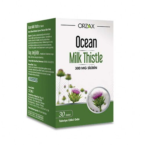 Orzax Ocean Milk Thistle Takviye Edici Gıda 30 Tablet - Melori