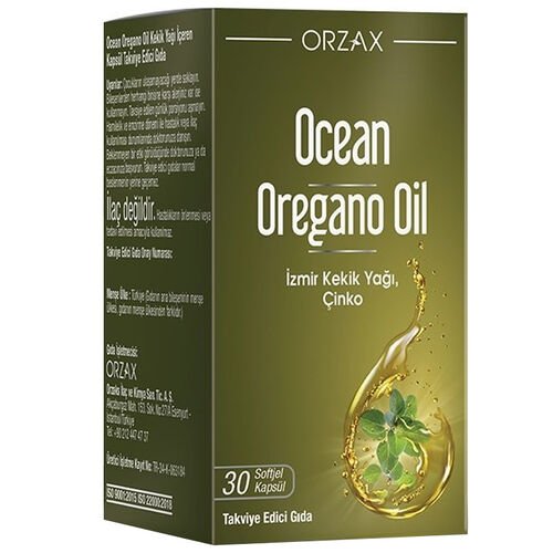 Orzax Ocean Oregano Oil Takviye Edici Gıda 30 Kapsül - Melori