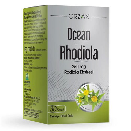 Orzax Ocean Rhodiola Kapsül 250mg 30 Kapsül - Melori