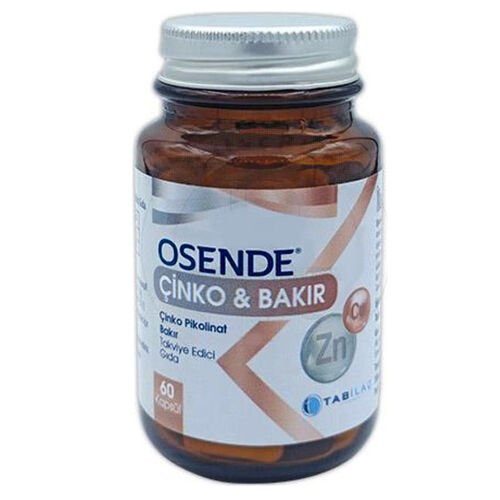Osende Çinko Bakır 60 Kapsül - Melori