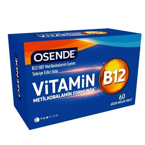 Osende Metilkobalamin B12 60 Tablet - Melori