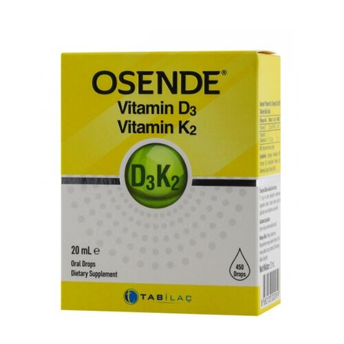 Osende Vitamin D3 K2 Takviye Edici Gıda 20 ml - Melori