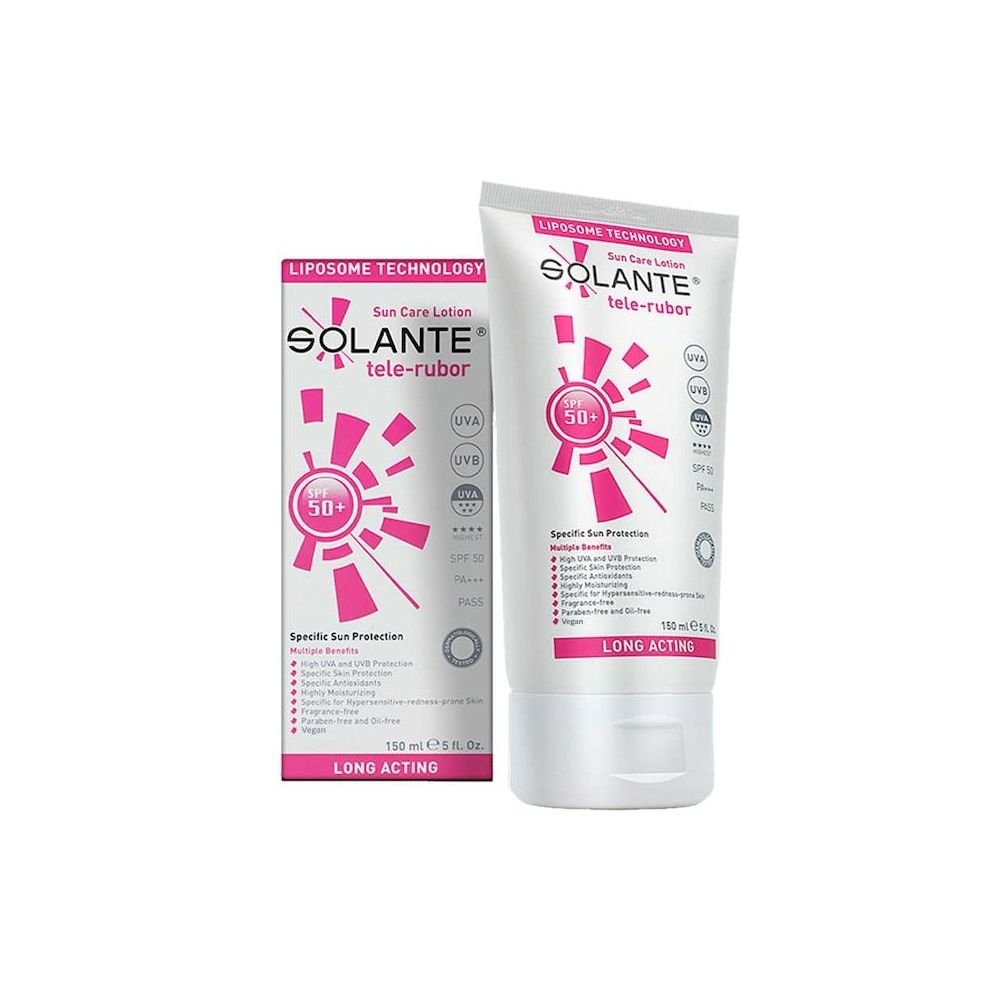Solante Tele - Rubor SPF 50+ Güneş Koruyucu Losyon 150 ml - Melori