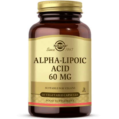 Solgar Alpha Lipoic Acid 60 mg 60 Kapsül - Melori