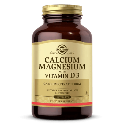 Solgar Calcium Magnesium with Vitamin D3 150 Tablet - Melori