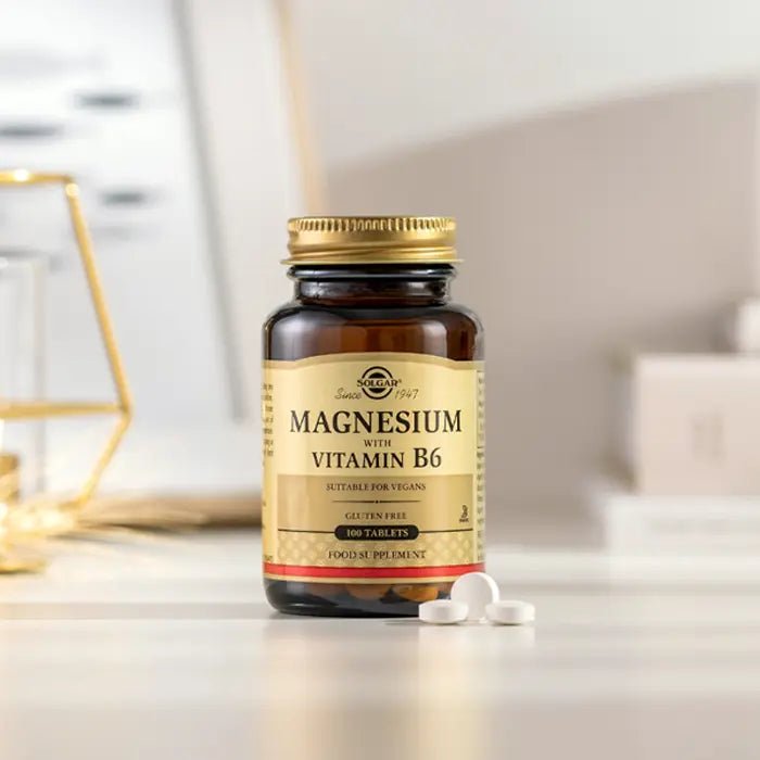 Solgar Magnesium with Vitamin B6 100 Tablet - Melori