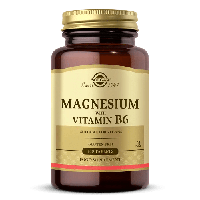 Solgar Magnesium with Vitamin B6 100 Tablet - Melori
