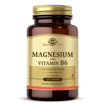 Solgar Magnesium with Vitamin B6 100 Tablet - Melori