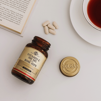 Solgar Vitamin C 500 mg with Rose Hips 100 Tablet - Melori