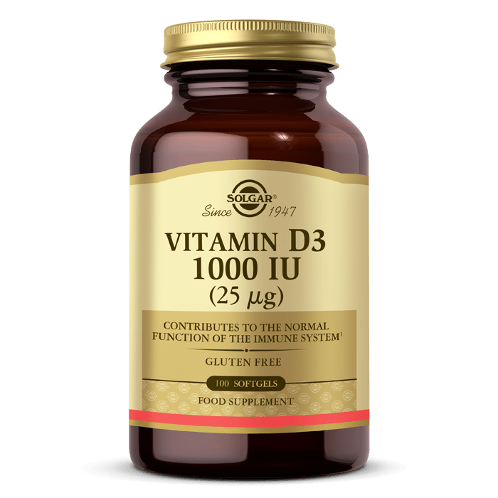 Solgar Vitamin D3 1000 IU (25 µg) 100 Yumuşak Jelatin Kapsül - Melori