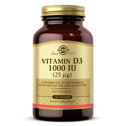 Solgar Vitamin D3 1000 IU (25 µg) 100 Yumuşak Jelatin Kapsül - Melori