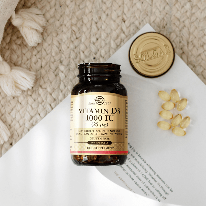 Solgar Vitamin D3 1000 IU (25 µg) 100 Yumuşak Jelatin Kapsül - Melori