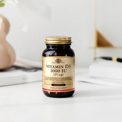 Solgar Vitamin D3 1000 IU (25 µg) 100 Yumuşak Jelatin Kapsül - Melori