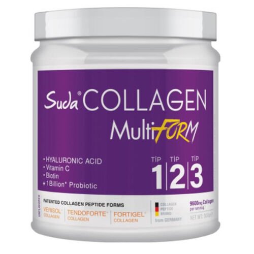 Suda Collagen + Probiyotik Aromasız Aromalı Takviye Edici Gıda 300 g - Melori