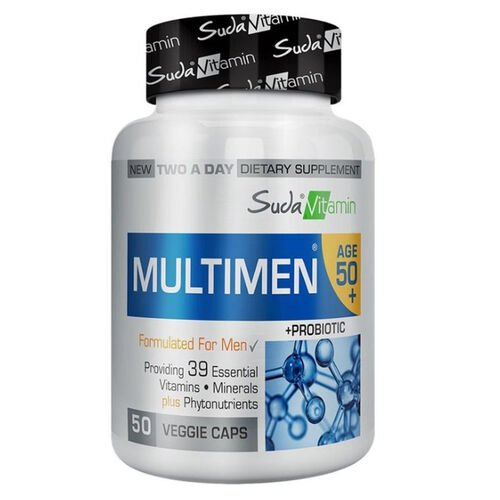 Suda Vitamin Multimen 50+ Mens Multivitamin 50 Bitkisel Kapsül - Melori