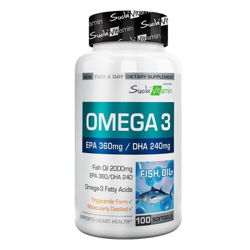 Suda Vitamin Omega 3 2000 mg 100 Yumuşak Jel Kapsül - Melori